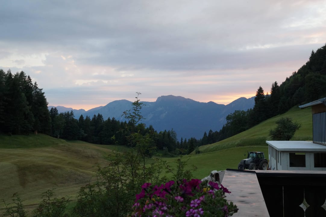 Sonnenuntergang Pension-Biobauernhof Hagenhof