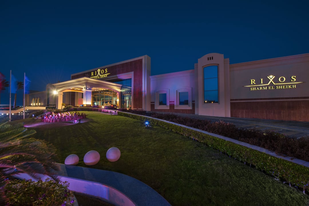 Lobby entrance night Rixos Sharm El Sheikh Adults Only 18 +