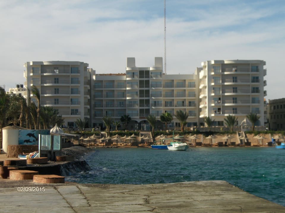 View from jetty Royal Star Beach Resort