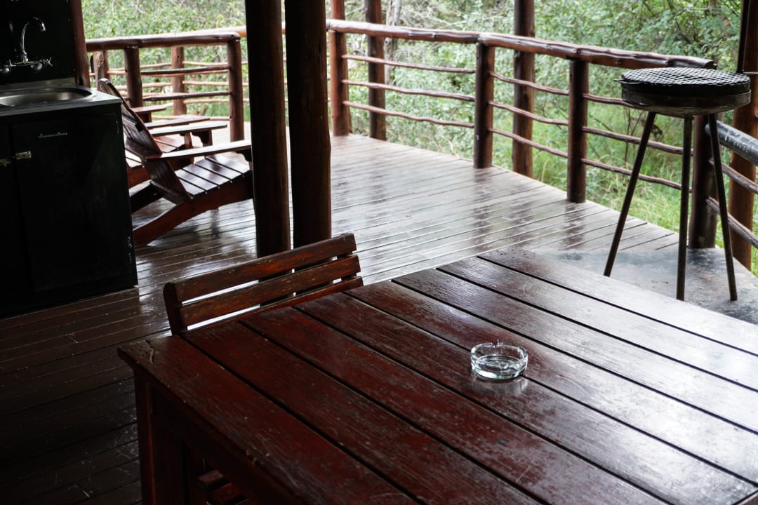 Küche, Essplatz und Grill Punda Maria Rest Camp