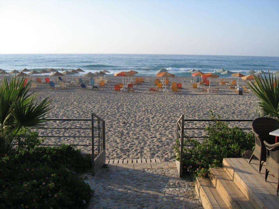 Schöne Aussicht direkt von der Hotelbar Dimitrios Village Beach Resort