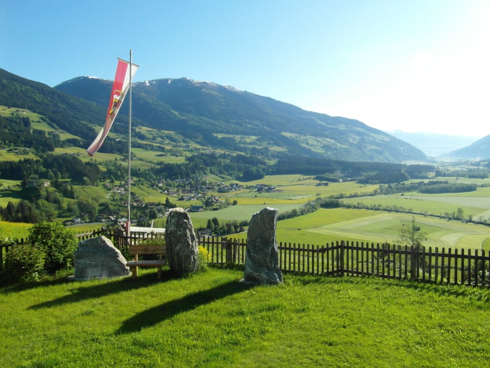 Blick von der Terrasse  Gasthof & Landhaus Friedburg
