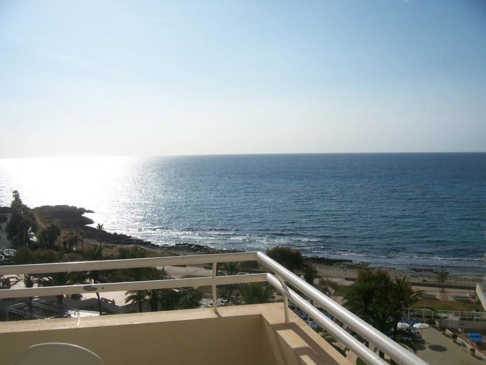 Ausblick morgens vom Balkon Aparthotel Playa Dorada
