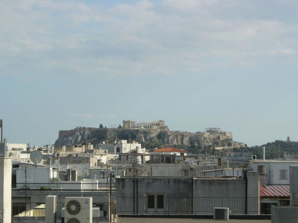 Blick vom Hoteldach Meliá Athens Hotel