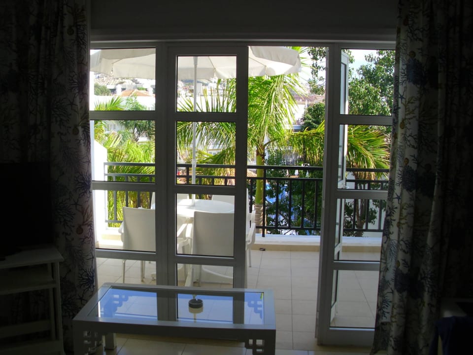 Sicht auf die Terrasse Hotel Parque del Sol