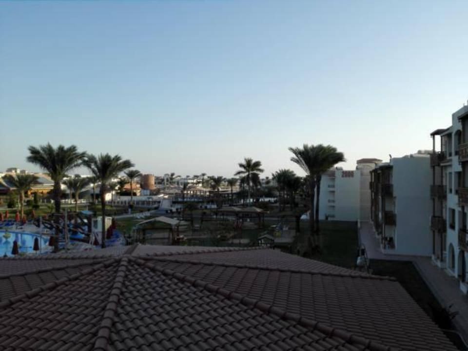 Blick vom Zimmer Pickalbatros Dana Beach Resort - Hurghada