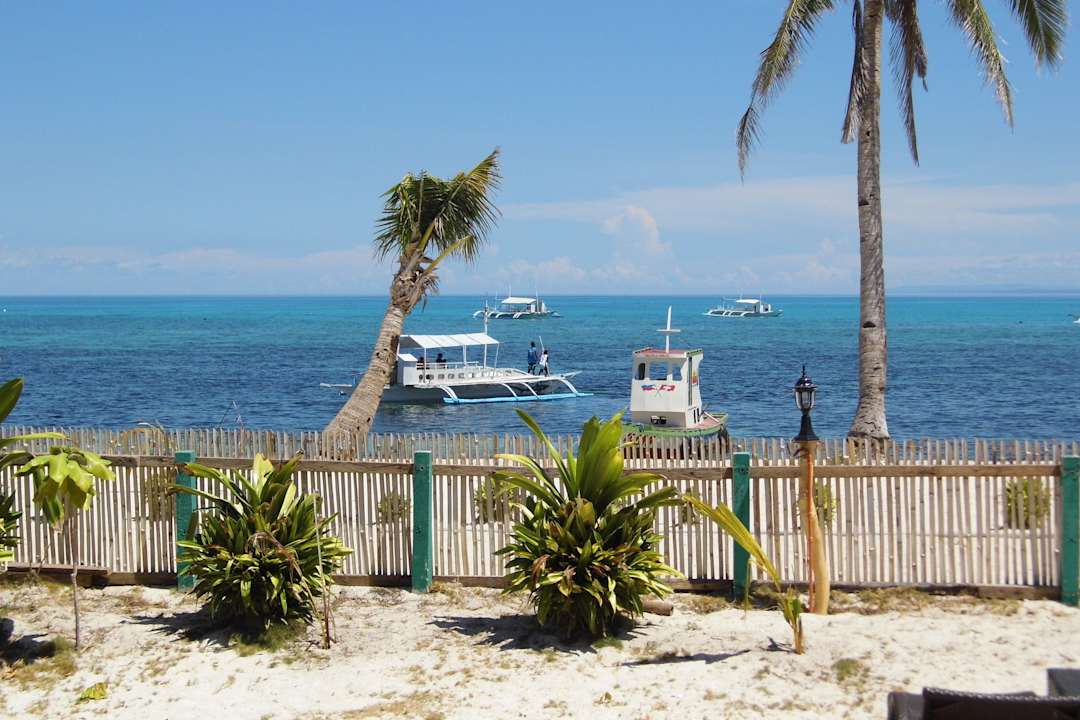 Blick von Terrasse Bungalow 18 Cocobana Beach Resort Malapascua