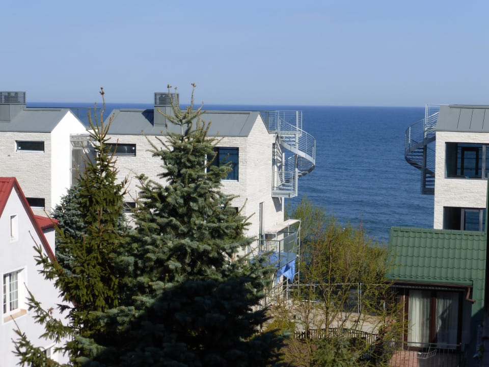 Blick vom Balkon in Richtung Meer Relax Inn Health & Spa