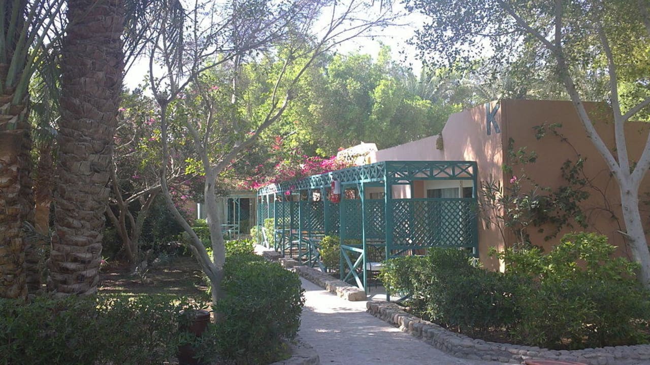 Blick auf Bungalow Giftun Azur Resort