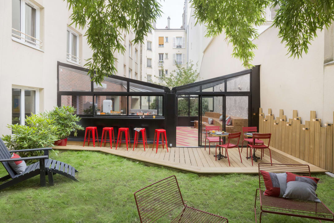 Gartenanlage Hotel Izzy by HappyCulture