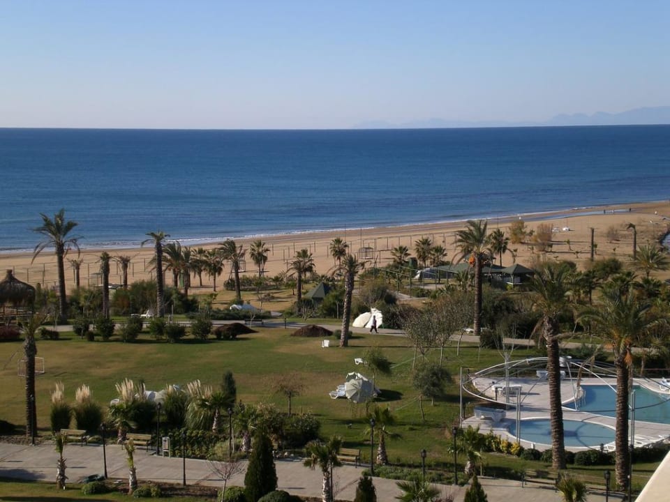 Blick vom Balkon Trendy Aspendos Beach Hotel