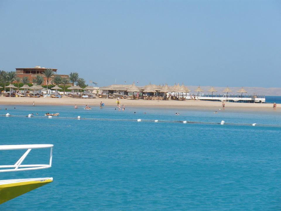 Blick übers Meer vom Bootssteg Giftun Azur Resort