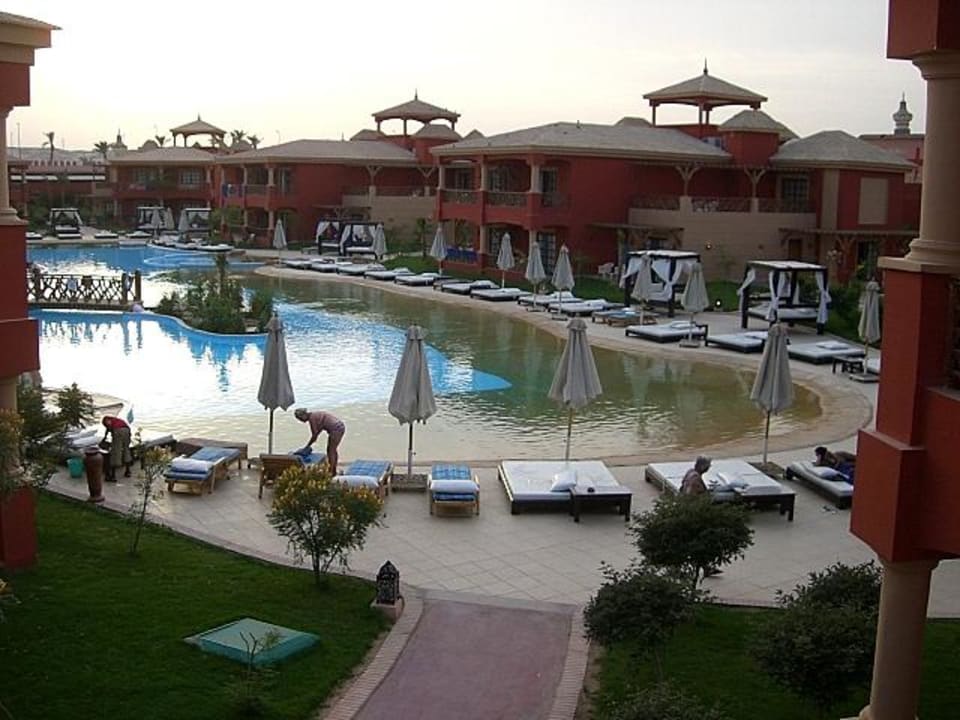 Pool im 400er Bereich Pickalbatros Alf Leila Wa Leila Resort - Neverland Hurghada