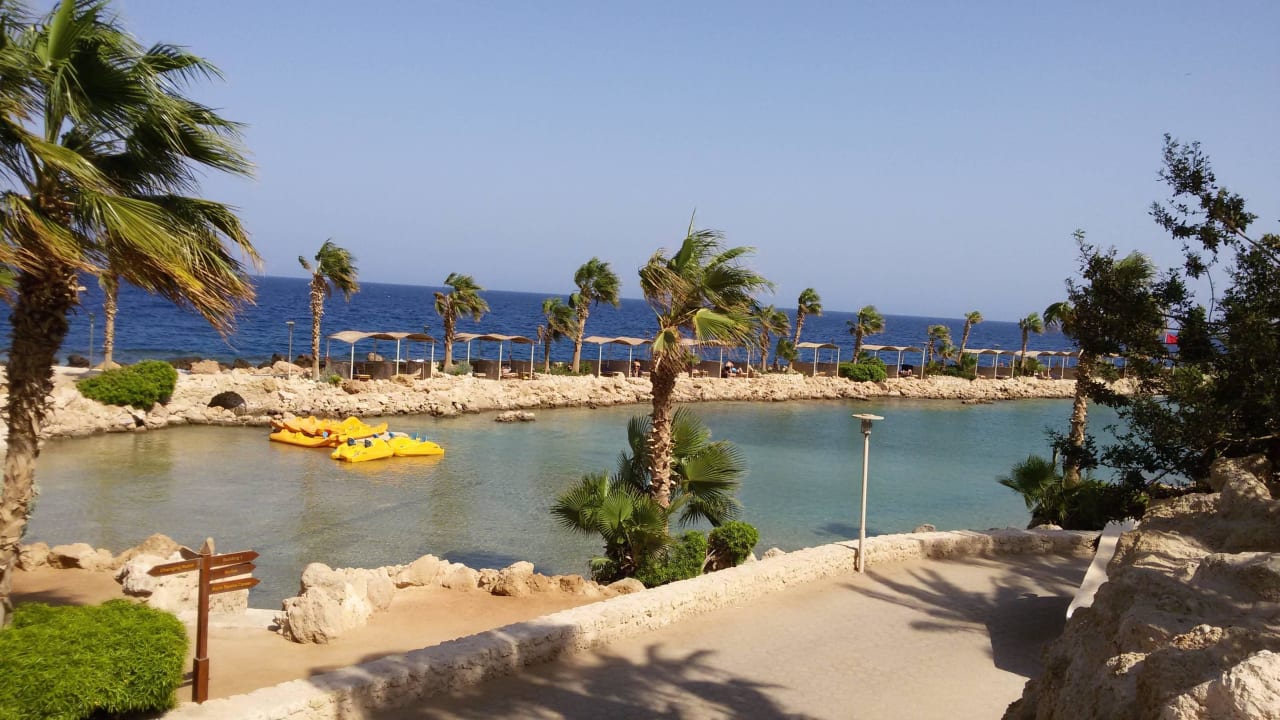 Eine der beiden Meerlagunen Pickalbatros Citadel Resort