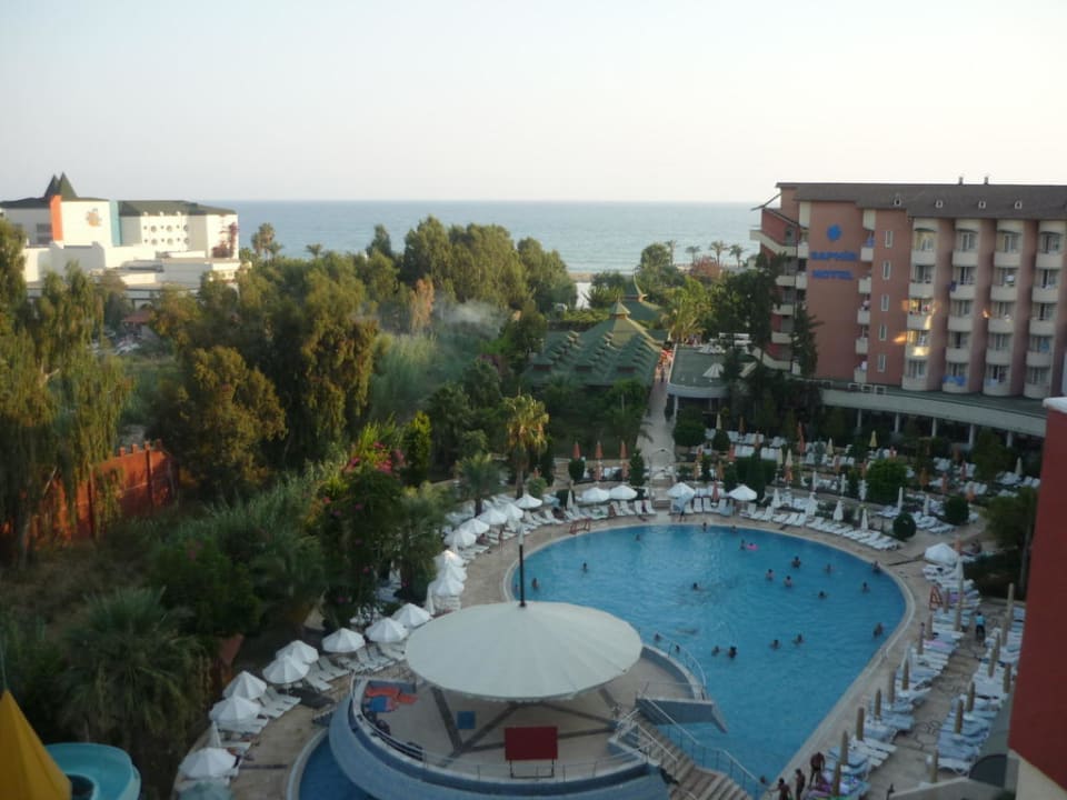 Blick vom Zimmer Saphir Hotel & Villas