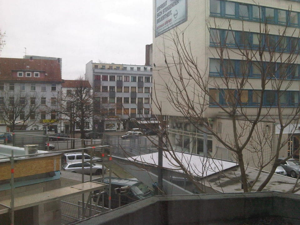 Zimmer 11 - Ausblick zum Innenhof Hotel Residence am Hauptbahnhof