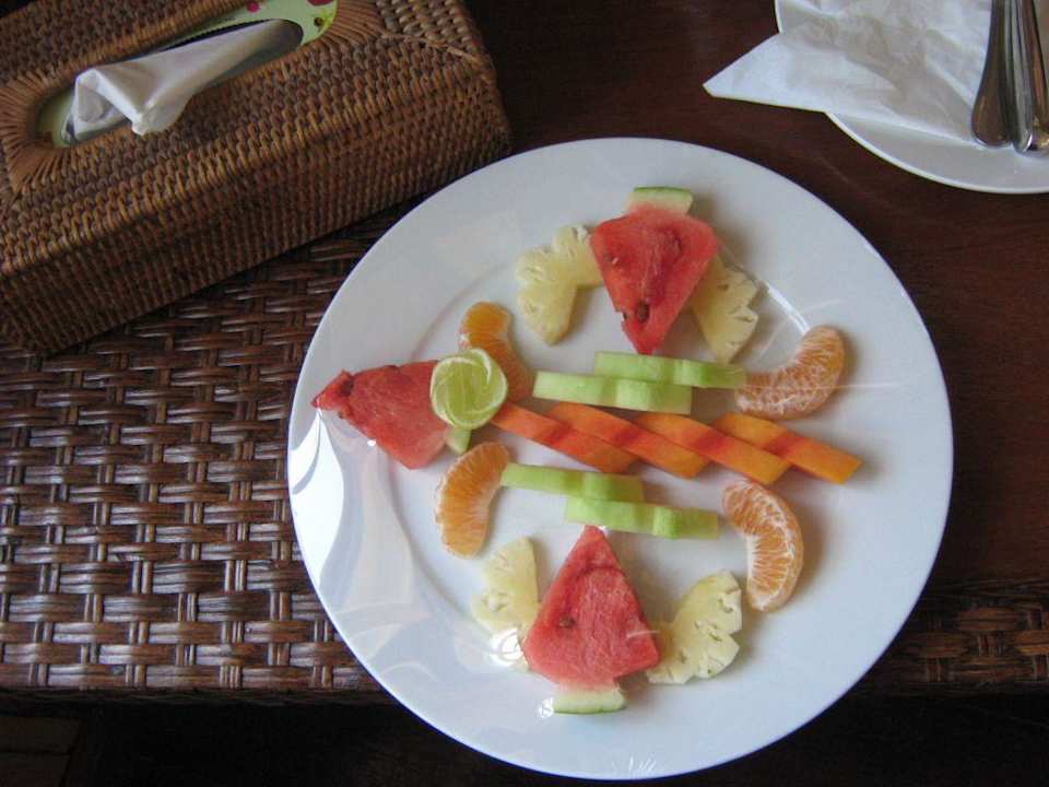 Nachmittagsdessert im Zimmer Hotel Aureum Palace Resort