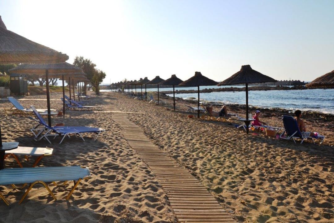 Strand am Nachmittag Phãea Cretan Malia