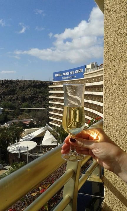 Blick vom Balkon Gloria Palace San Agustin Thalasso & Hotel