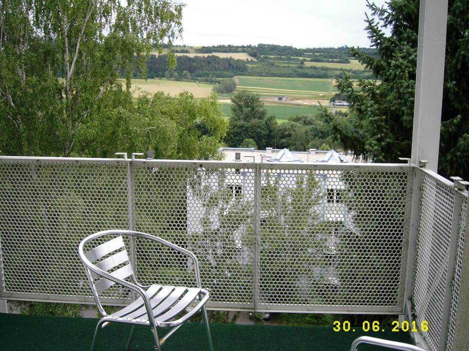 Der Blick von meinem Balkon aus Vitalhotel König am Park