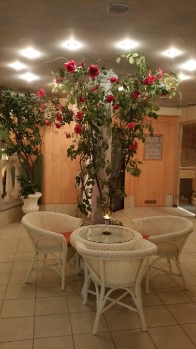 Im Saunabereich Vitalhotel Berghof