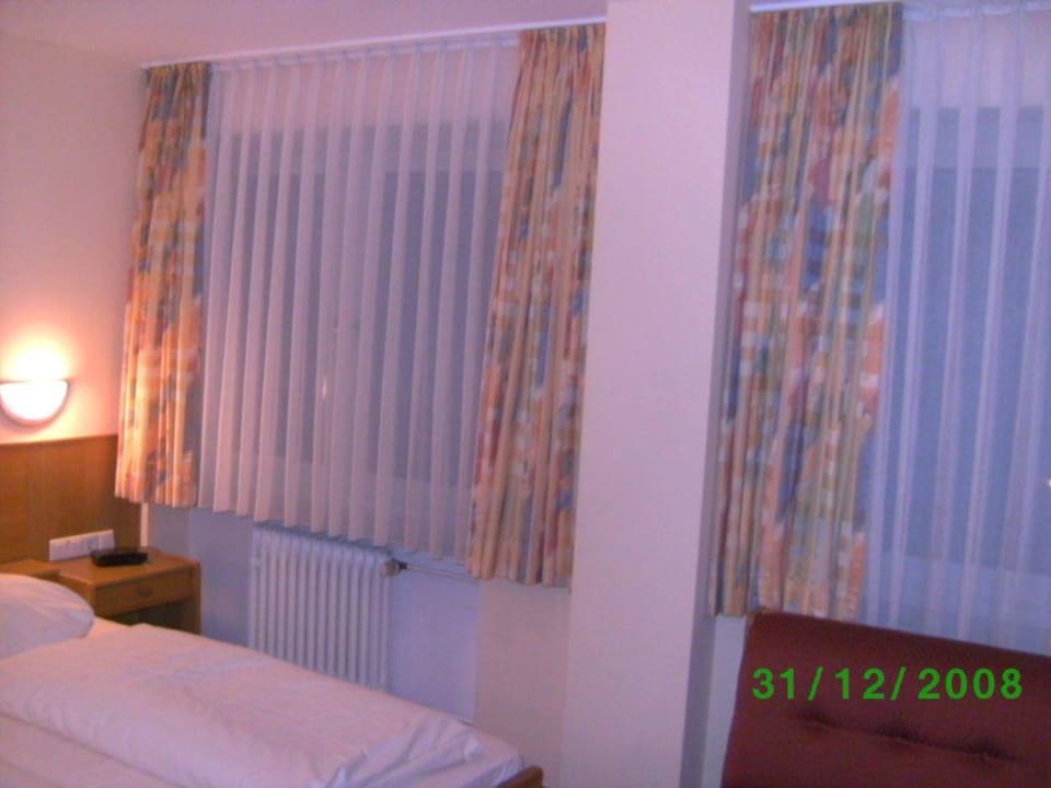 Unser Zimmer Nr. 123 im 1. OG. Hotel Apollo