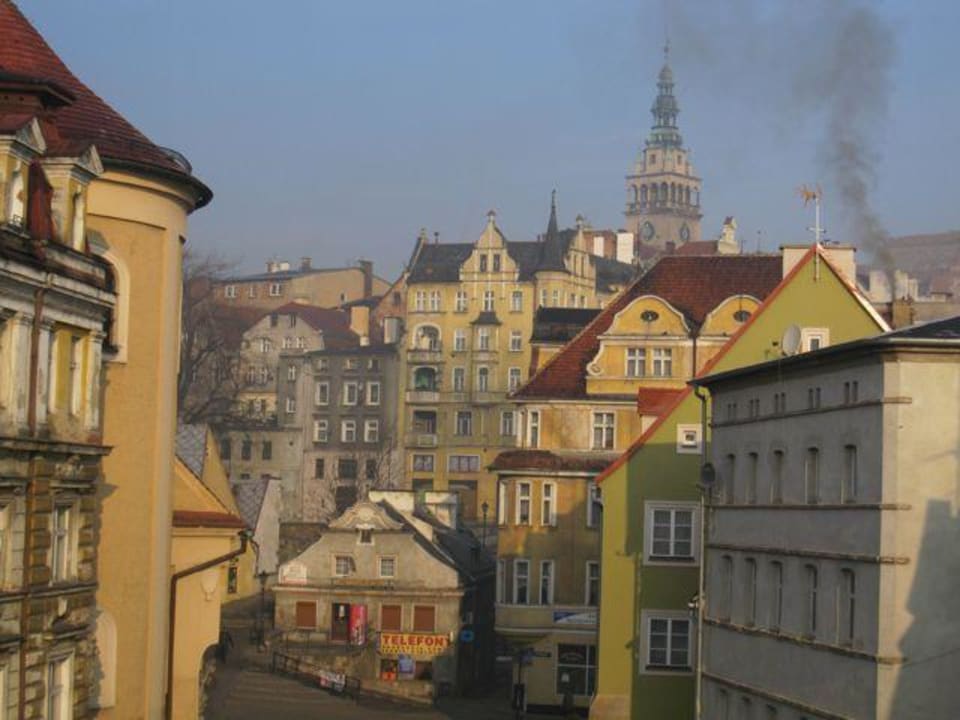 Panorama miasta -widok z pokoju Hotel Casa d'Oro