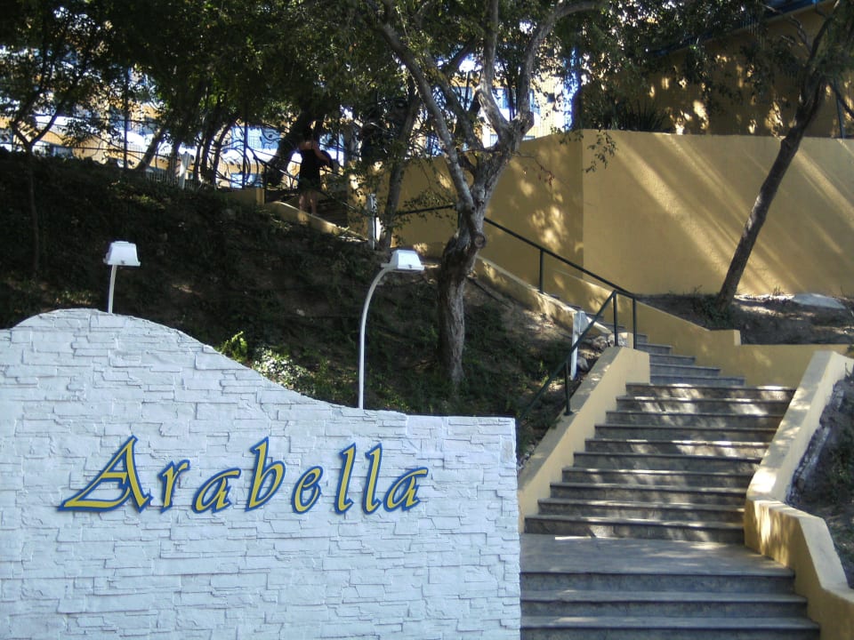 Treppe vom Pool zum Strand GRIFID Club Hotel Arabella