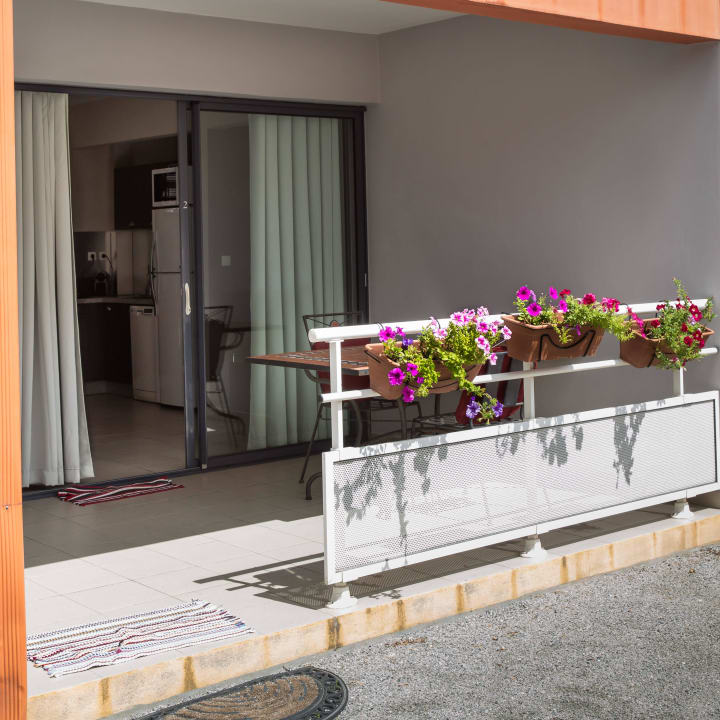 Terrace of a Belle Etoile Suite La Belle Etoile et Villa Soleil