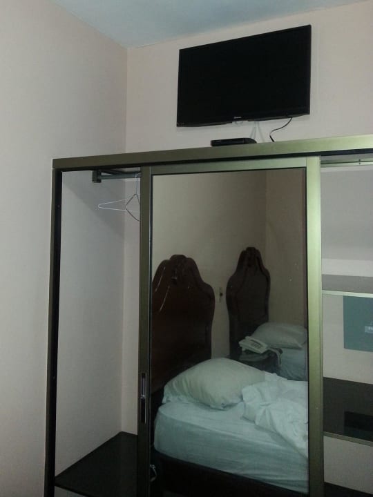 Strange place for TV Hotel San Remo