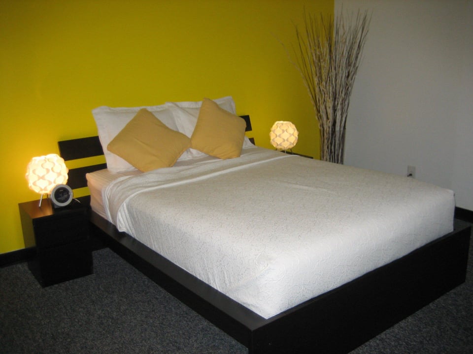 Doppelbett im Zimmer - ziemlich bequem HI New York City Hostel