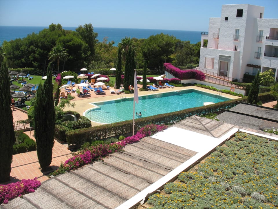 Blick auf Hauptpool Fuerte Conil-Resort