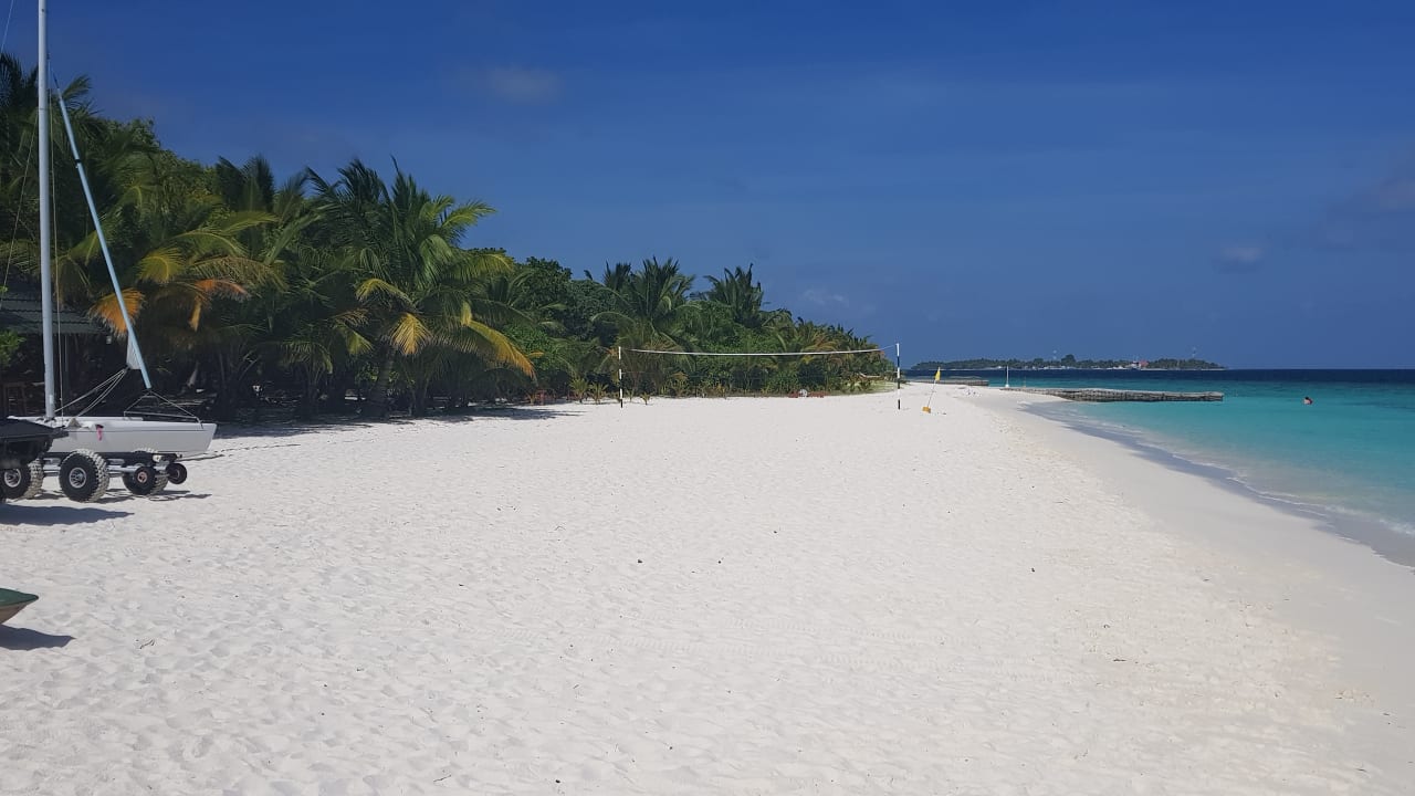 Strandbereich Adaaran Select Meedhupparu Island Resort - Premium All Inclusive