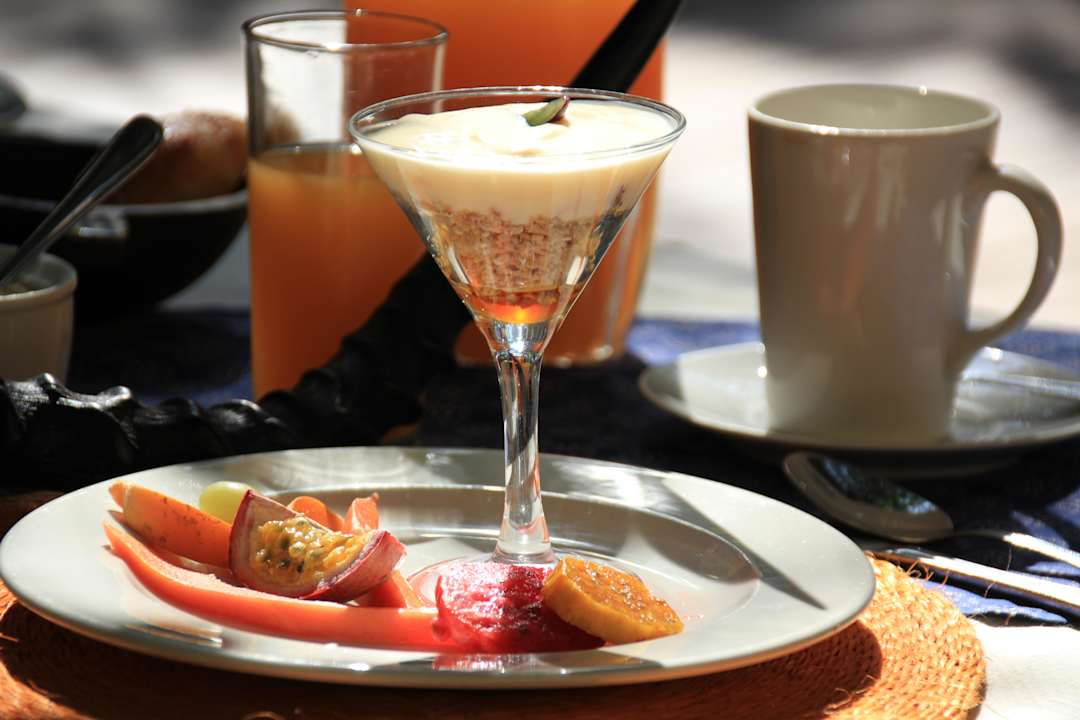 Frühstück nach der Pirschfahrt Shiduli Private Game Lodge