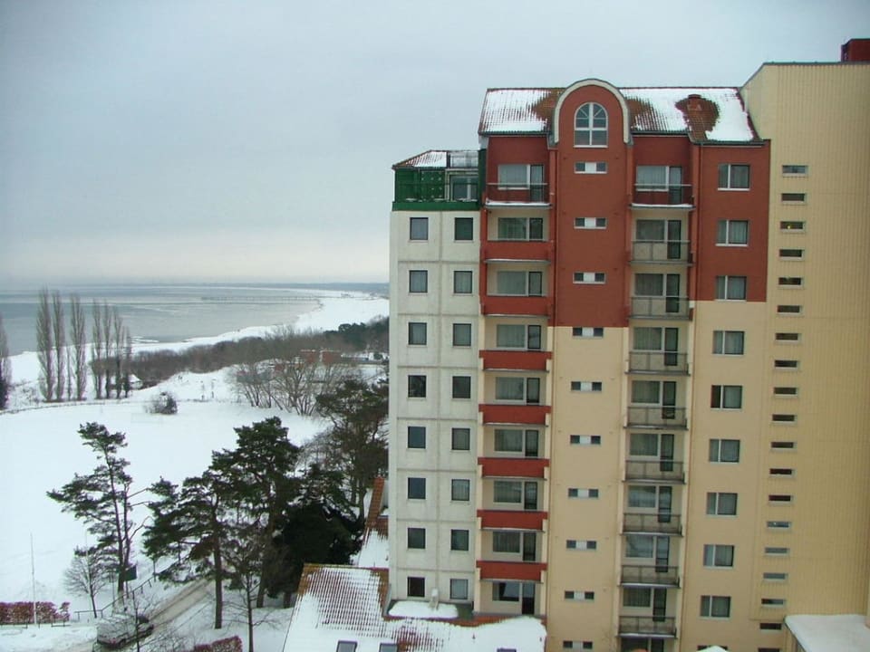 Blick Richtung Ahlbeck Kurhotel zu Heringsdorf
