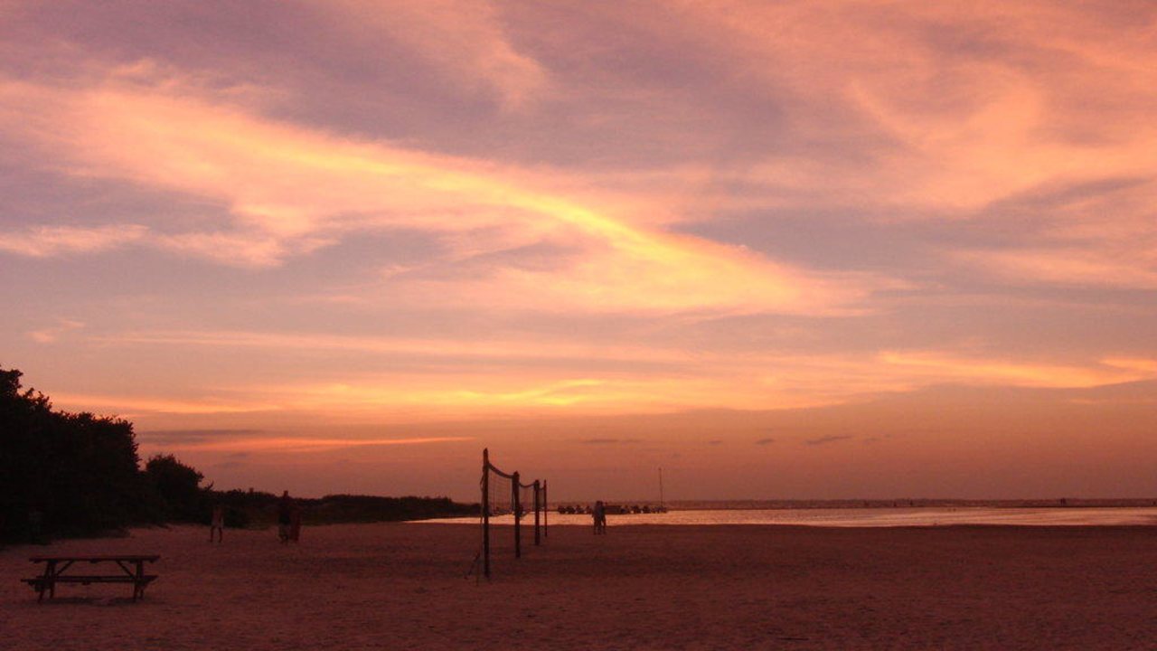 Sonnenuntergang Wyndham Garden Hotel Fort Myers Beach