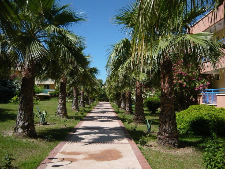 Weg durch die Hotelanlage Dream Family Club