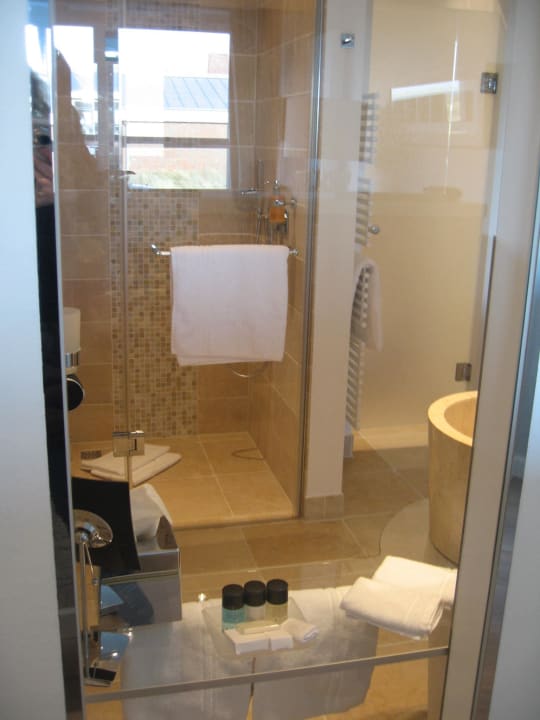 Das schicke Badezimmer Hotel Strand am Königshafen