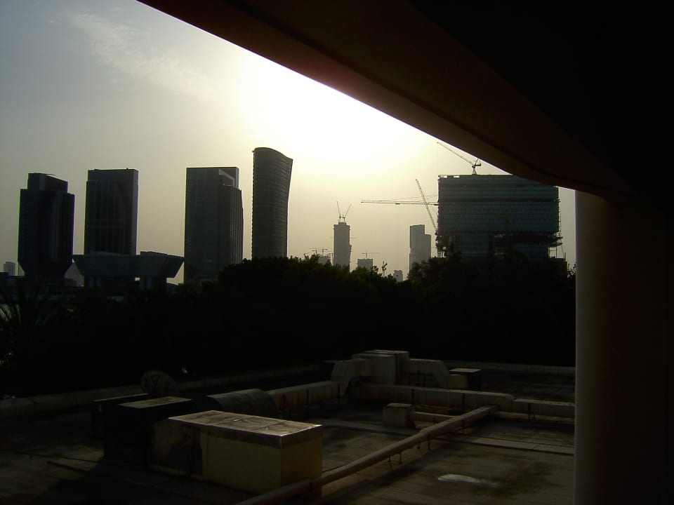 Strandblick vom Zimmerbalkon des Le Meridien Hotels Le Meridien Abu Dhabi Resort