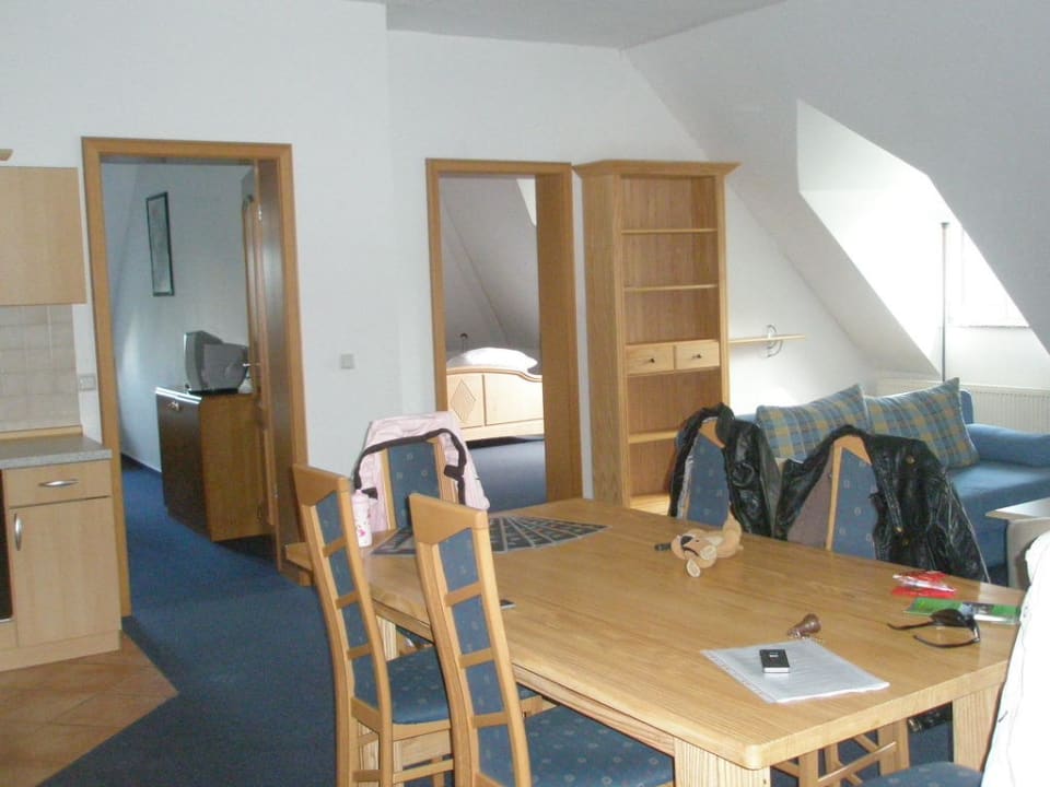 Wohnraum eines 3-Raum Appartements Tannenpark