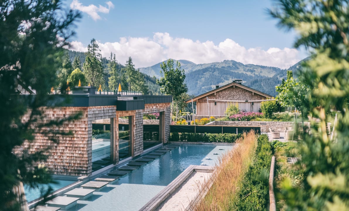 Pool Übergossene Alm Resort