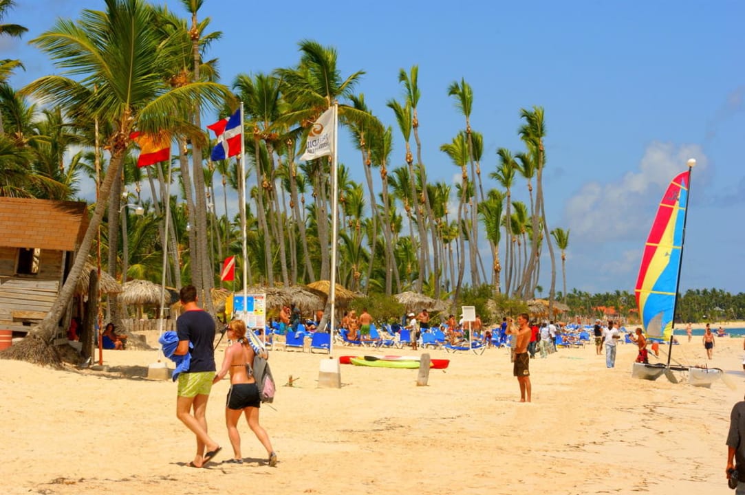 Granica między hotelami Grand Palladium Select Bávaro Resort & Spa