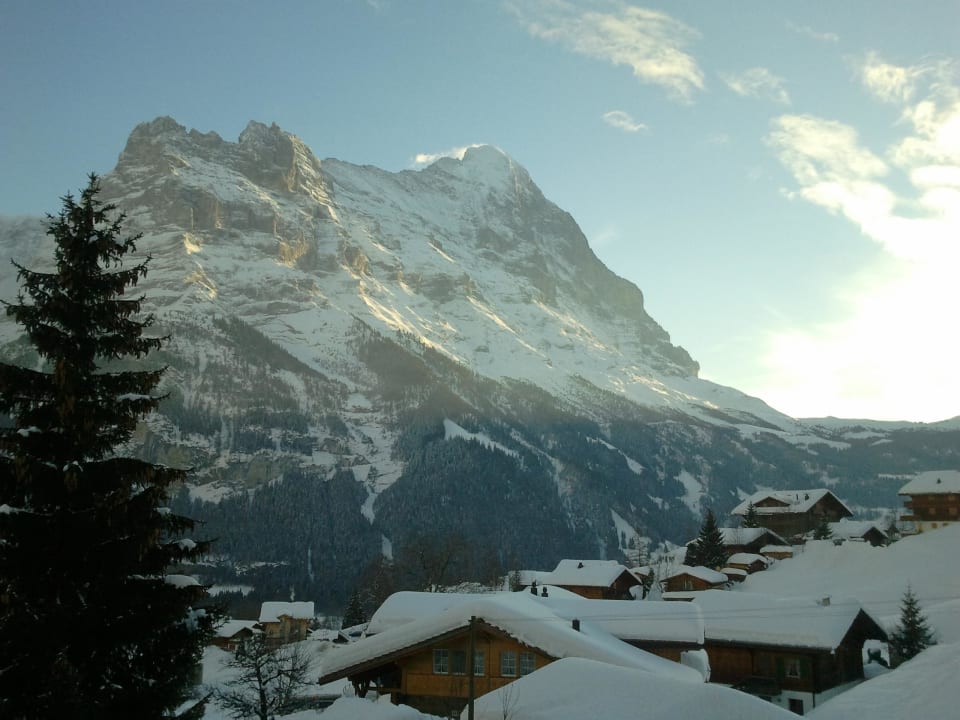 Blick aus dem Zimmer Hotel Lauberhorn