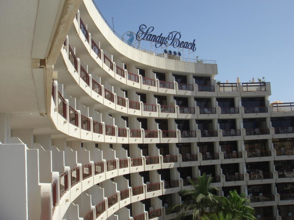 Ansicht vom Pool aus Seaside Hotel Sandy Beach