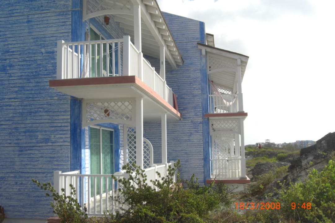 Schöne bunte Häuser Hotel Cayo Largo del Sol