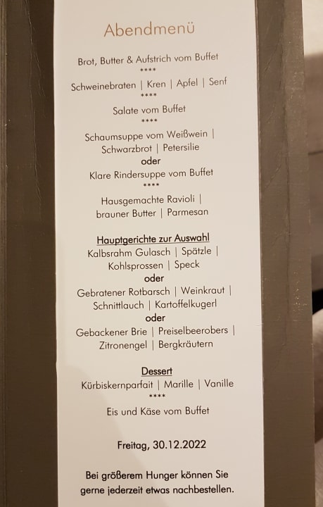 Gastro Wellnessresort Vier Jahreszeiten