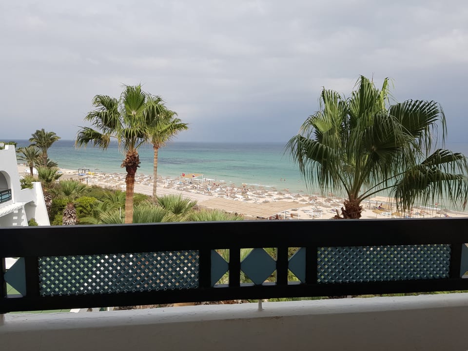 Ausblick vom Balkon  Hotel Marhaba Beach
