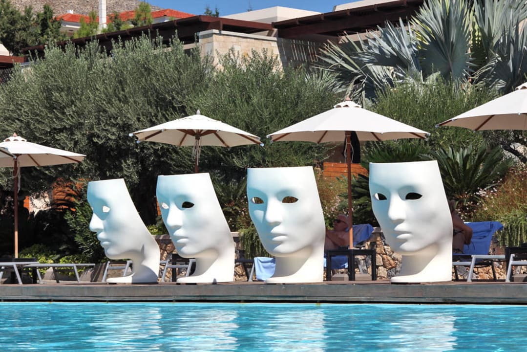 Die Gesichter sind Sitze Aquagrand Artistic Luxury Beach Resort - Adults only