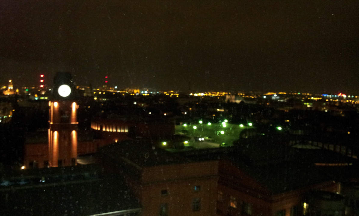 Ausblick bei Nacht Hotel Ibb Andersia