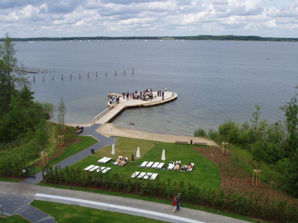 Ausblick Balkon Seehotel Fleesensee